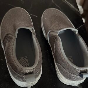 Vans Kids Glittery Slip-On Sneakers - Gray